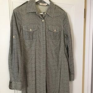 Tory Burch Shirt Dress, Size 8